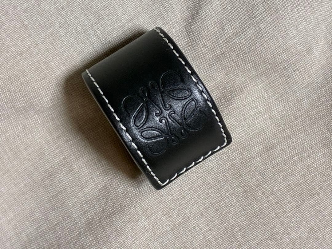 Loewe Women Bracelet Black Leather Bangle Limited Edition VHTF Designer Collecti