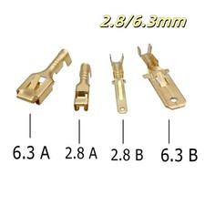 Kabelschuhe Flachstecker Steckhülsen Stecker...