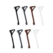 4 Pairs Silicone Eyeglasses Leg Cover Non Spectacles Leg Sleeve Accessories