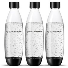 SodaStream Kunststoffflaschen Fuse 3x 1L blac...