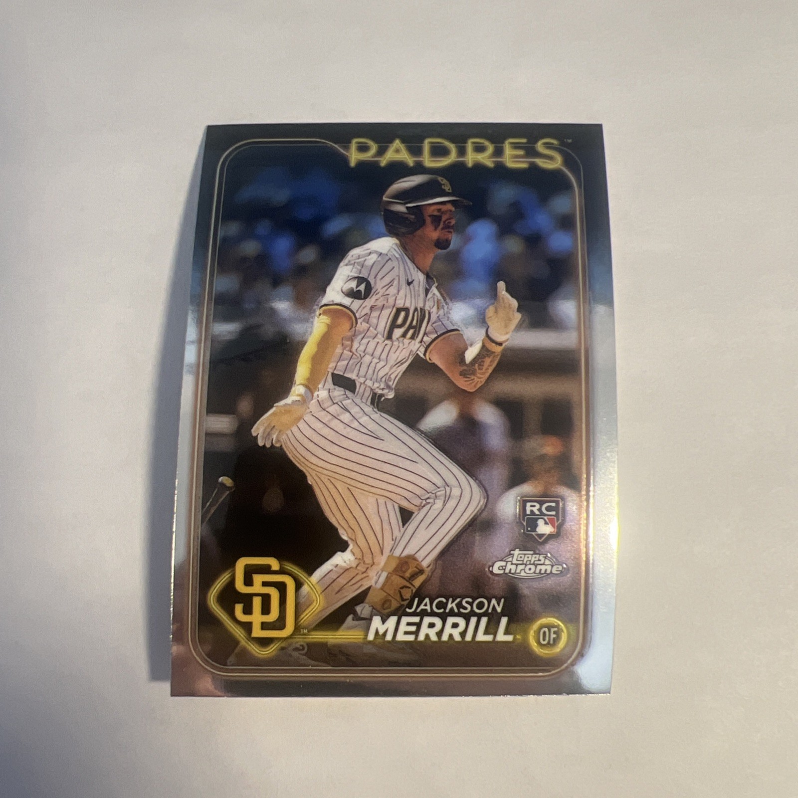 2024 Topps Chrome Baseball Jackson Merrill Rookie Card #207 San Diego Padres RC