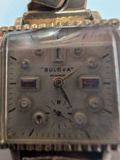 Vintage Bulova Diamonds And Rubies Wrist Watc...