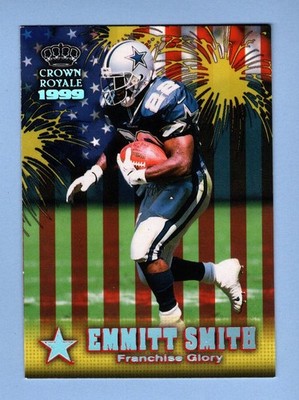 1999 Crown Royale Franchise Glory #4 Emmitt Smith Dallas Cowboys HOF