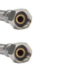 Panzerschlauch 1/2 Zoll Edelstahl, DVGW-zertifiziert, 50cm