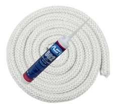 HeatMaster Door Seal Kit, w / (10') 1" Rope (1) Silicone for Outdoor Wood Boiler