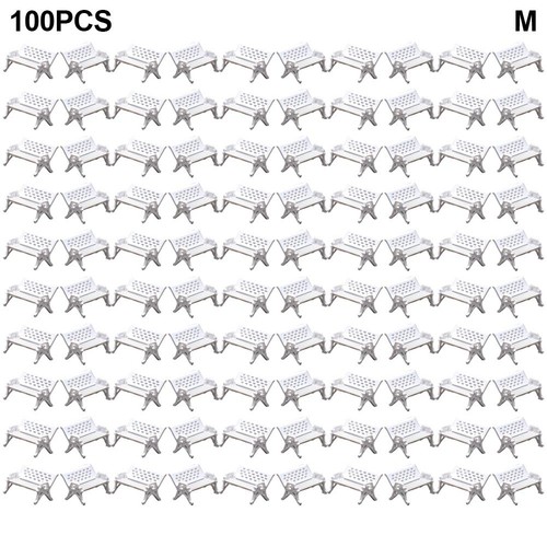 Decorative Mini Plastic Chairs Set for Models and Dollhouses 10/100PCS - Photo 2/40