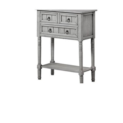 Kendra Console Table 23.75'' - Stylish Storage with Solid Wood Construction