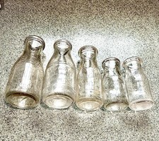 Antique Milk Bottle Lot, Pristine Condition