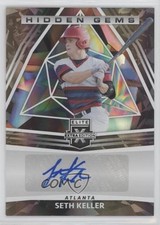 2022 Panini Elite Extra Edition Hidden Gems Black Seth Keller #HG-SK Auto 0nr3