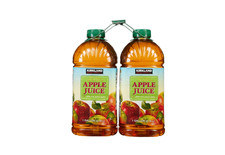 Kirkland Signature Apple Juice, 128 Fluid Ounce Pack of 2