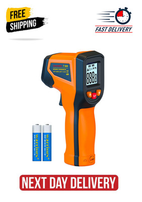 Laser Infrared Thermometer Gun -58F to 1112F IR Temp for HVAC Kitchen Auto
