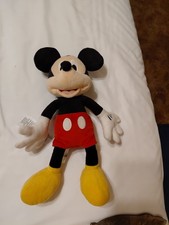 Mickey Mouse Plush Soft Toy Disney Store Exclusive 16" Disney Authentic w/Label