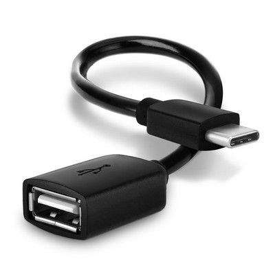 USB OTG Kabel für Blackview Max 1 OTG Adapter USB C schwarz PVC