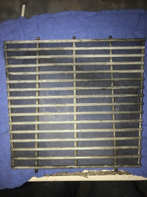 #ad #ad Used rusty Cub Cadet Garden Tractor IH Grill Insert For Models 122 Mower $29.25