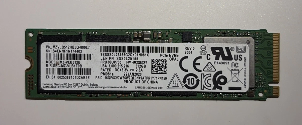 Samsung 512GB M.2 Solid State Drives for sale - eBay