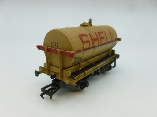 Bachmann 00 Gauge 37-679 14 Ton Shell/BP Tank Wagon 5075 Mustard Liv with logos - Picture 6 of 10