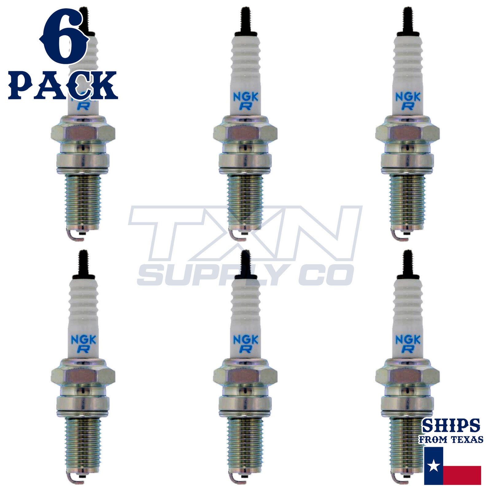 NGK 7162 Spark Plugs 6 Pack