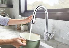    NEW   Moen Arbor Chrome Single Handle Faucet 5995