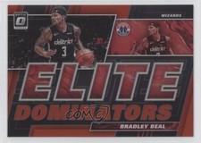 2019 Panini Donruss Optic Elite Dominators Red Prizm 29/99 Bradley Beal #20 18dr