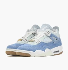 Womens Air Jordan 4 Retro TEX Worn Blue Denim IB6716 100