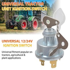 Lucas Ignition Switch Barrel & Key Universal For Many Small Tractors 35670 128SA