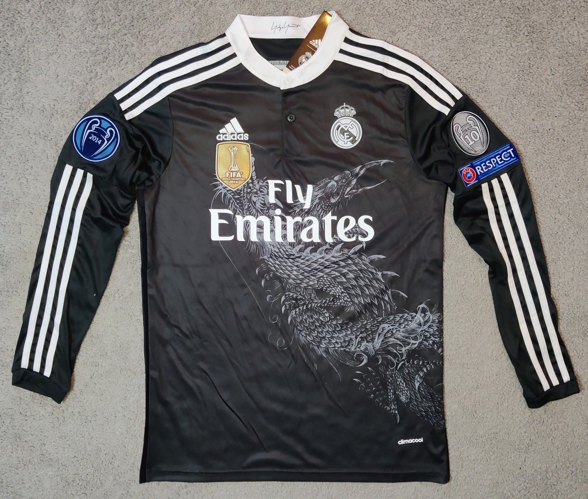 ウェア Real Madrid 13/14 long sleeve jersey L JERSEY ADIDAS REAL MADRID 2013-2014 HOME SIZE L LONG SLEEVE
