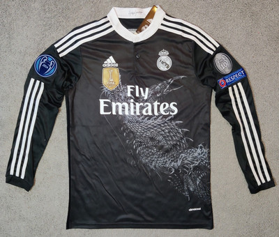 Long Sleeve Real Madrid Third Kit 2015 Real Madrid 2014/15 Third