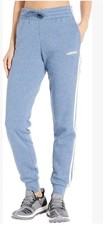 Adidas Originals Women's Essentials Fleece Joggers, HeatherBlue, Sz Small