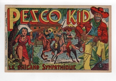 1947 PECO KID #11 PECOS KID, PECOS BILL WESTERN RARE KEY MONTE-CARLO WOW FRANCE