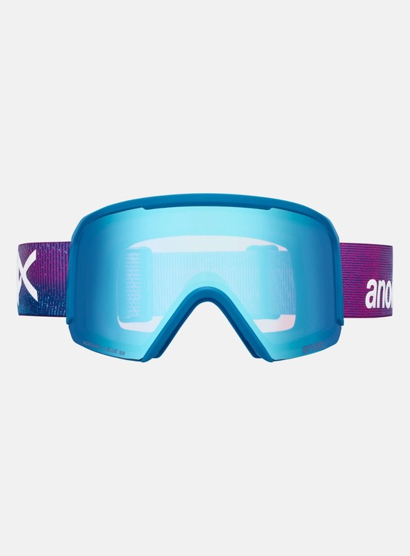 Anon Nesa Snow Goggles + Bonus Lens + MFI® Face Mask, Frame Pink Denim