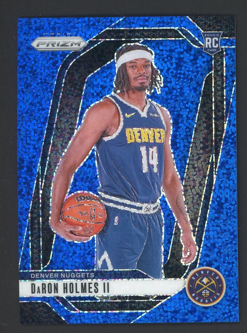 2024-25 Panini Blue Sparkle Prizm #235 DaRon Holmes II Nuggets RC Rookie 67/144