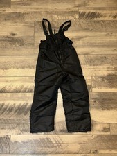 Cat Jack Toddler Boys Girls Black Ski Snow Bib Overalls Pants Size 4T Snowboard