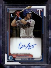 2024 Bowman Chrome #CPA-QS Quincy Scott Prospects Autographs