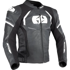 Oxford Nexus 1.0 Motorcycle Motorbike Leather Jacket Black / White