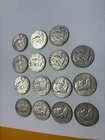 ben franklin half dollar lot of 15