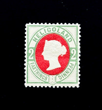HELIGOLAND Stamp - 1875 Queen Victoria Sn 15 2 Pfg Mint OG HR r61🔥