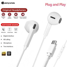 For Apple Earphones Headphones USB-C Plug For iPhone 15 16 17