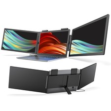 UPERFECT Wireless Laptop Screen Extender 14" 1080P Full HD Hybrid Triple Monitor