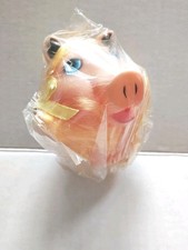 Vintage Pig Miss Piggy Vinyl Doll Head Blonde 3 1/2", 70s