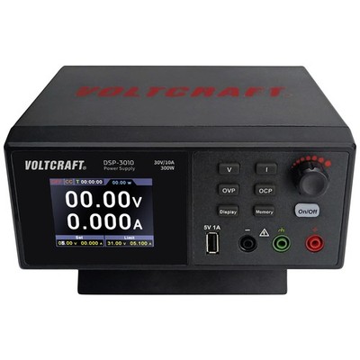 VOLTCRAFT DSP-3010 Labornetzgerät, einstellbar  0 - 30 V 0 - 10 A 300 W USB 2...