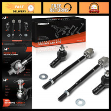 Set Of 4 Front Inner Outer Tie Rod Ends - Steering Suspension Replacement Kit