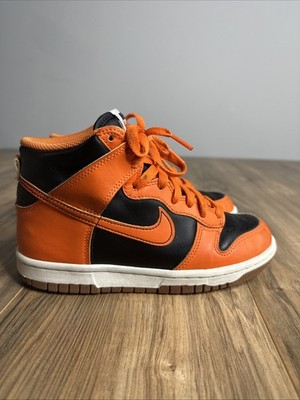 Nike Kids Dunk High GS  Halloween Pumpkin  Size 4Y DB2179 004