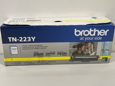 Genuine OEM Brother TN223Y Yellow Toner Cartridge NEW