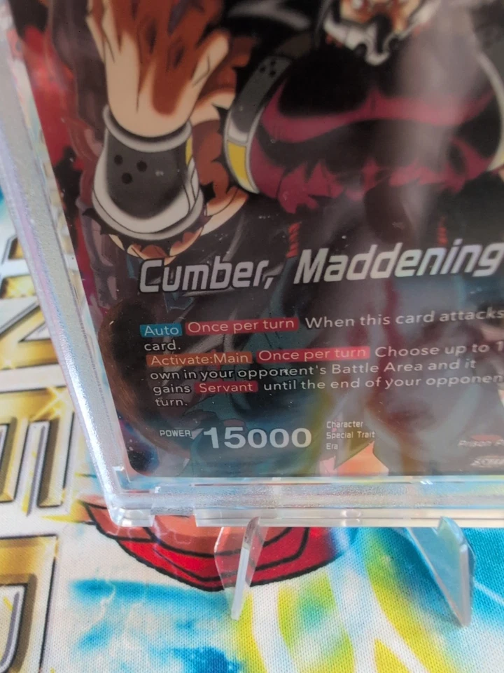 Cumber, Maddening Force Alt Art Foil DRAGON BALL SUPER Masters EN BT20-114 SLR - Image 4 of 4