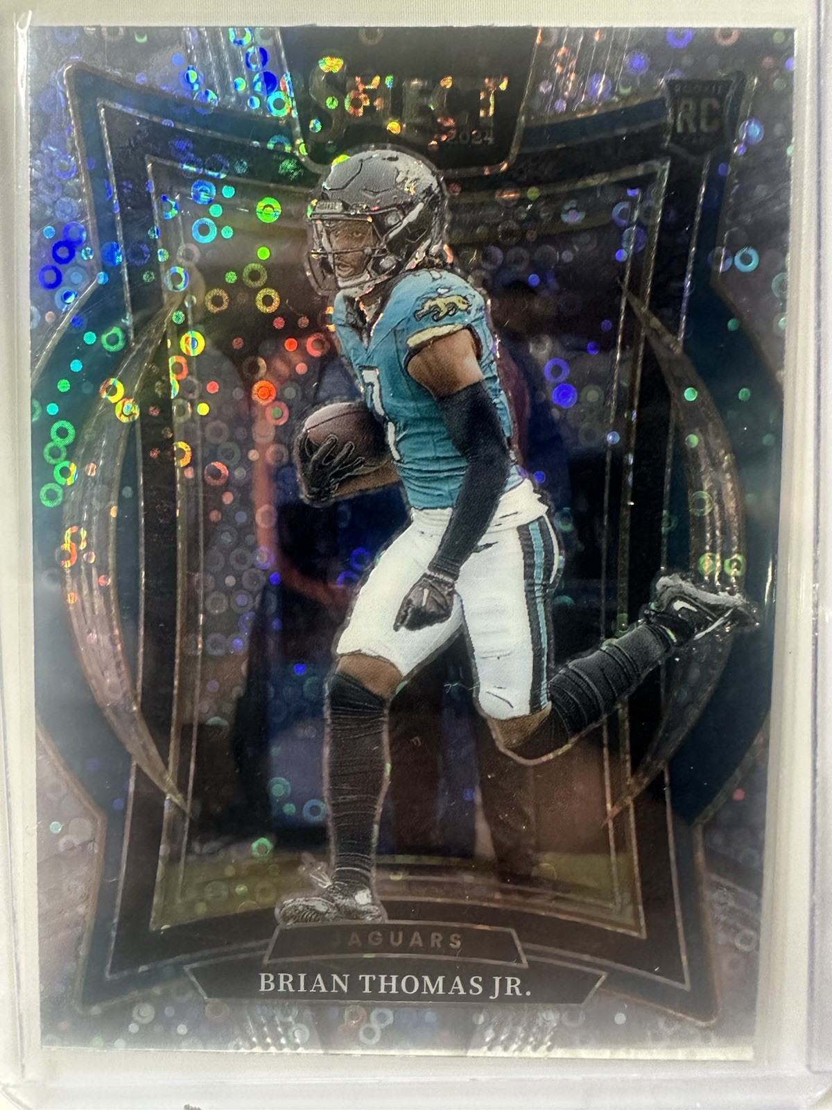 2024 Panini Select - Concourse Brian Thomas Jr. #91 Disco Prizm (RC)