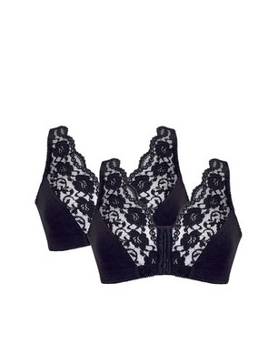 Magic BHs für Damen (2er Pack) mit Spitzenverschluss vorne