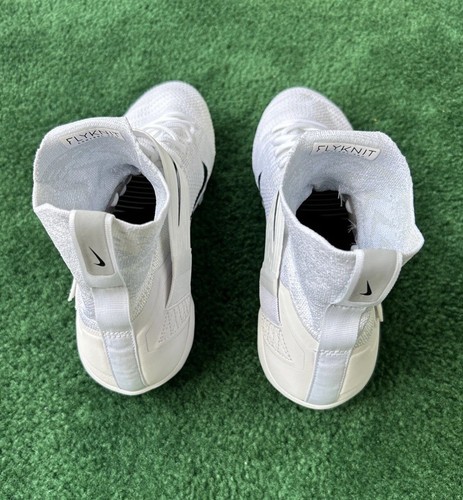 Scarpe da calcio uomo Nike Alpha Menace Elite 2 Flyknit staccabili taglia 12 bianche - Foto 4 di 10