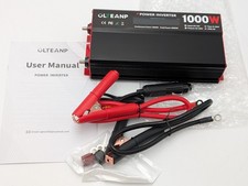 1000 Watt Power Inverter 12V DC to 110V/120V AC Car Inverter with LCD Screen ...