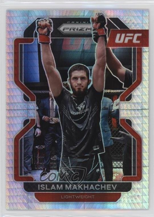 2022 Panini Prizm UFC Hyper Prizm Islam Makhachev #125 0zz3
