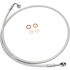 Magnum Polished Stainless Brake Line -  50" - 180/90° 56450SW
